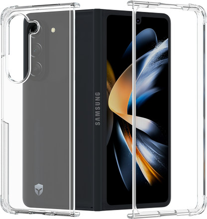 Coque renforcée Samsung Galaxy Z Fold 5 DUO 2m Transparente + Garantie à vie